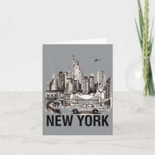 Liebe New York Nyc Manhattan Urlaub Reise Kunstwer Karte