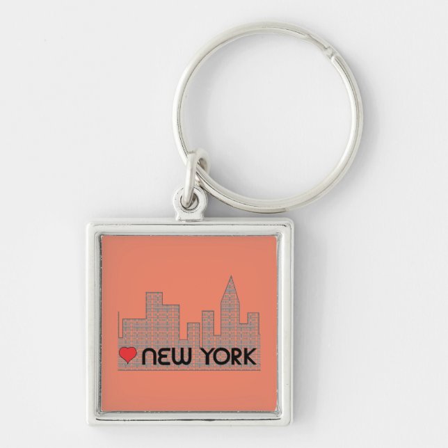 Liebe NEW YORK Schlüsselanhänger (Vorne)