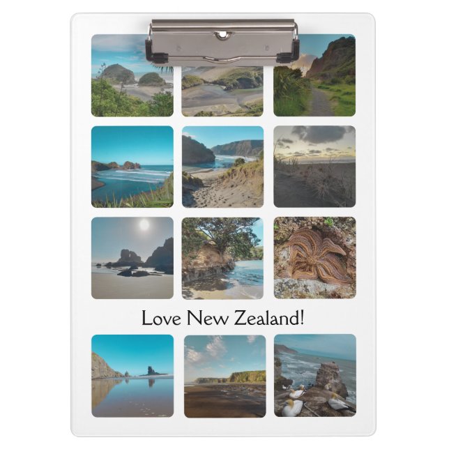 Liebe New Zealand Instagram Gallery Klemmbrett (Vorderseite)