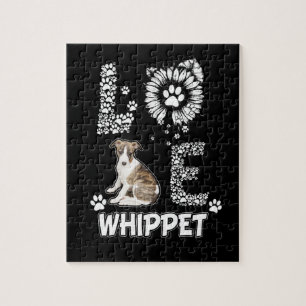 Liebe niedlich Whippet Puzzle