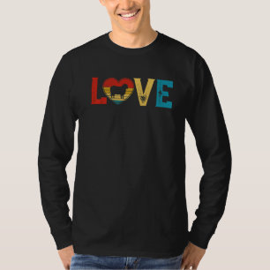 Liebe Niedliche Schafe Lover Tiere Herz Valentine' T-Shirt