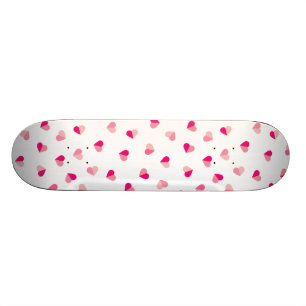 Liebe-niedliches rosa Herz-Muster Skateboard