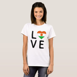Liebe - Nigerflagge T-Shirt