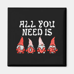 Liebe nordische Gnome Süßer Valentinstag Tomte Fra Magnet