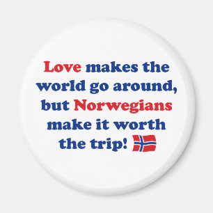 Liebe-Norweger Magnet