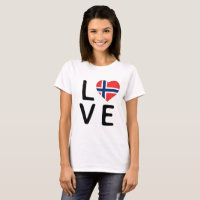 Liebe - Norwegische Flagge