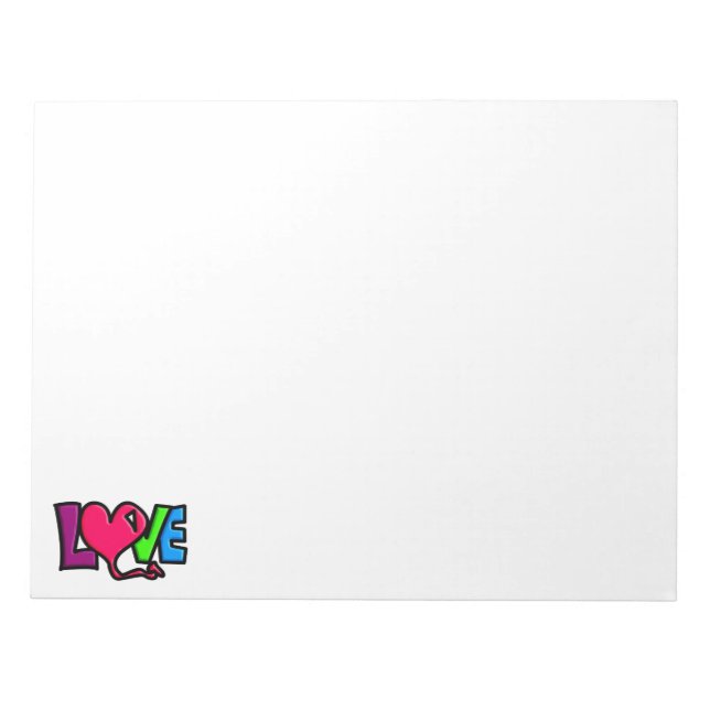 Liebe Notizblock (Vorderseite)