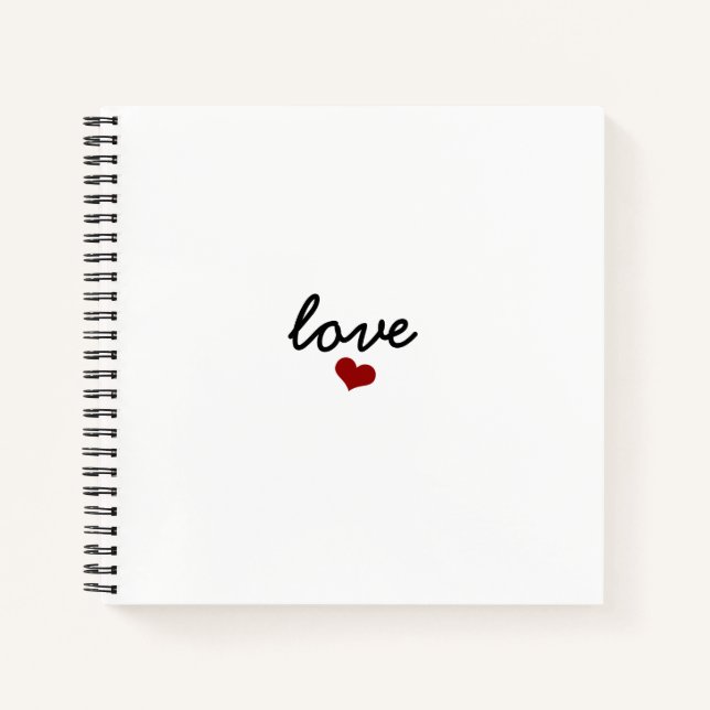 Liebe Notizbuch (Vorderseite)