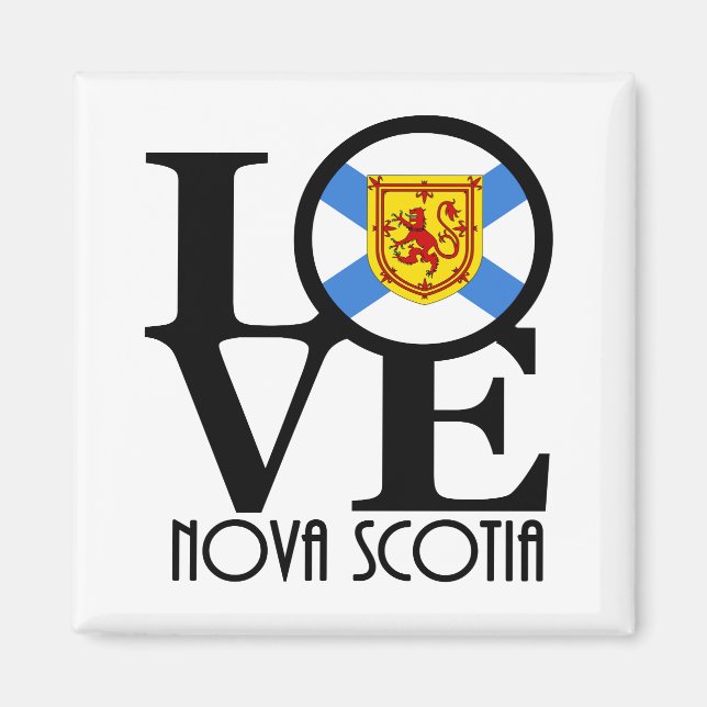 LIEBE Nova Scotia Magnet (Vorne)