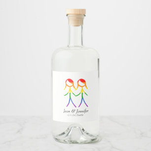 Liebe Nr. 2 Alkoholflaschenetikett