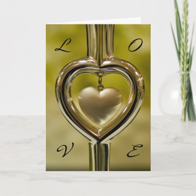 Liebe, nur weil karte (Vorderseite)