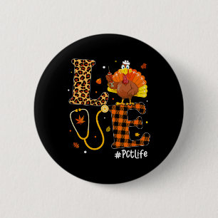 Liebe Nurlife Fall PCT Krankenschwester Leopard Ka Button