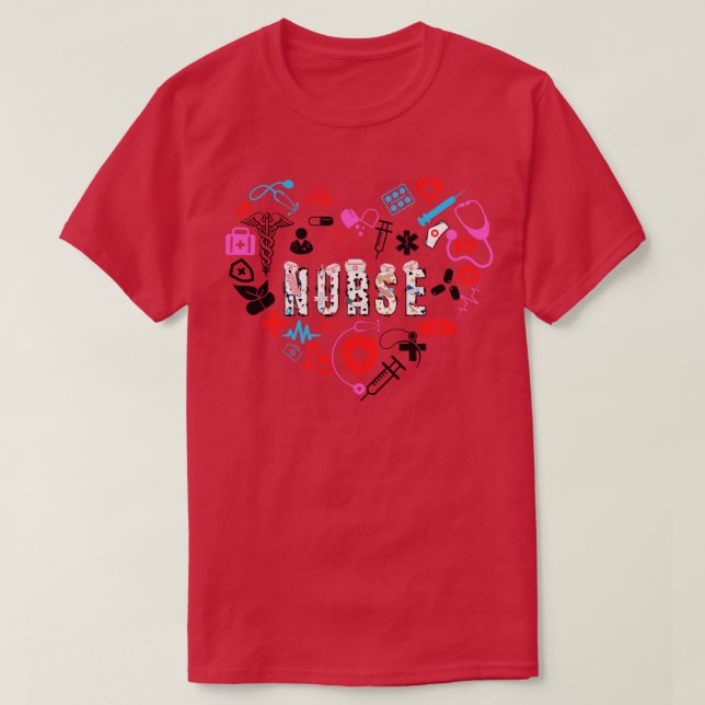 Liebe Nurse 6 T-Shirt (Design vorne)