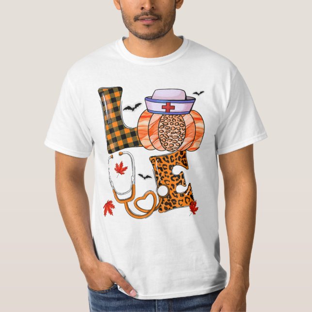 Liebe Nurse Halloween T-Shirt (Vorderseite)