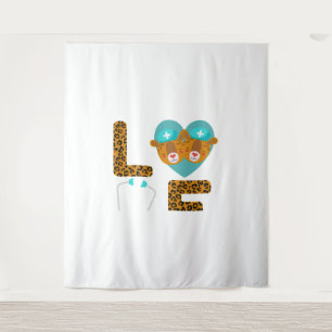 Liebe Nurse Life Cheetah 5 Wandteppich