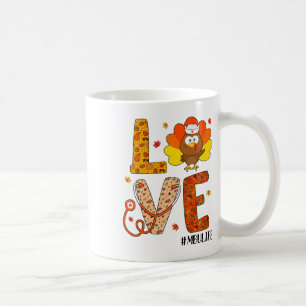 Liebe Nurse Life Fall Mbu Nurse Türkei Erntedank Kaffeetasse