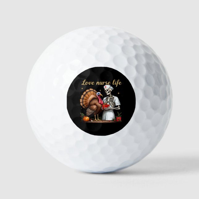 Liebe Nurse Life feiert Ihre Leidenschaft für die  Golfball (Vorderseite)
