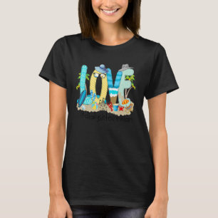 Liebe Nurse Life Liebe Beach Summer Dialysic Techi T-Shirt