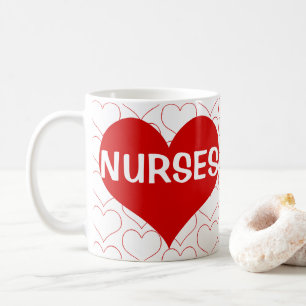 Liebe Nurses Hearts Kaffeetasse