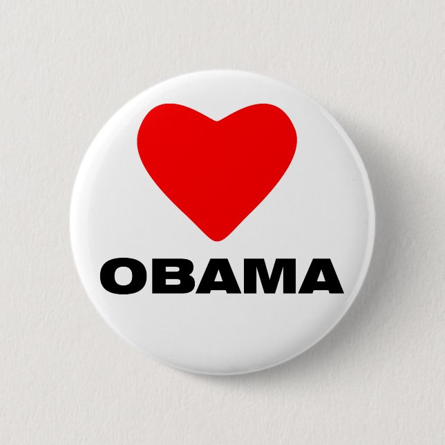 Liebe Obama Button (Vorderseite)