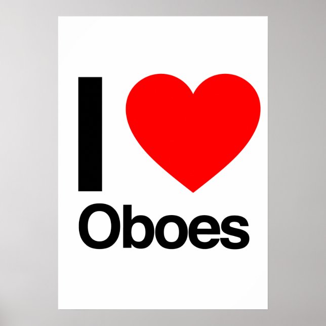 Liebe Oboen Poster (Vorne)
