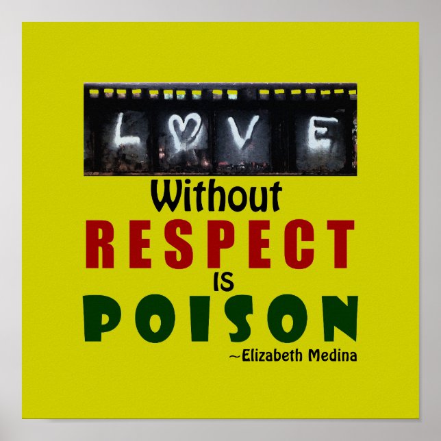 Liebe ohne Beachtung ~ 12x12 Poster (Vorne)