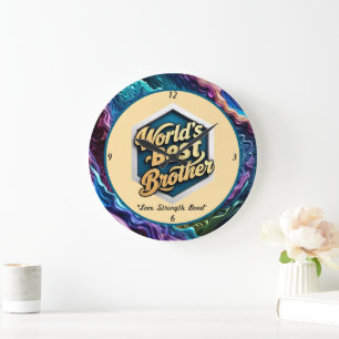 "Liebe ohne Grenzen" Große Wanduhr