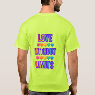 Liebe ohne Grenzen romantisches Zitat Liebe TypT-S T-Shirt