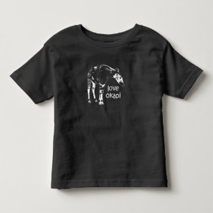Liebe Okapi Kleinkind T-shirt