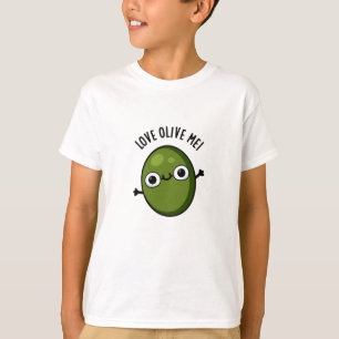 Liebe Olive Me Funny Food Puff T-Shirt