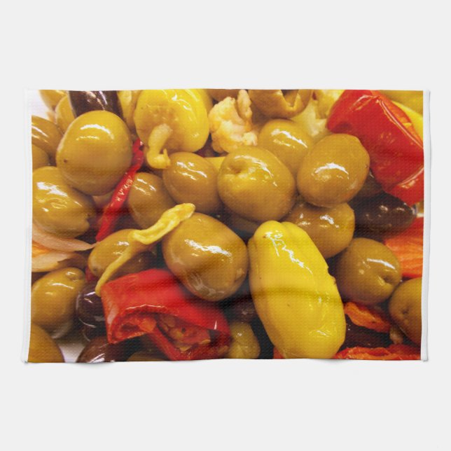 Liebe Olives KItchen Handtuch (Horizontal)