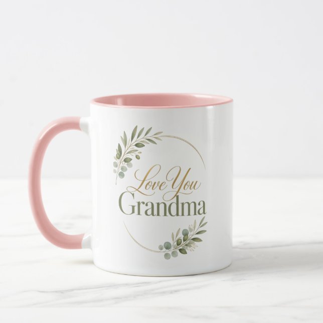 Liebe Oma Danke Tasse (Links)