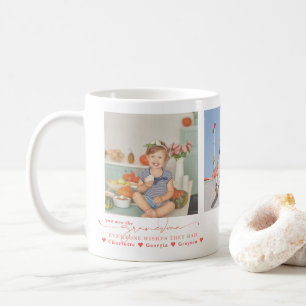 Liebe Oma Drei-Foto-Collage Kaffeetasse