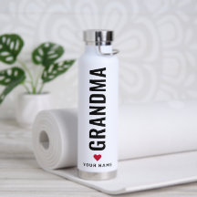 Liebe Oma Individuelle Name White Water Bottl