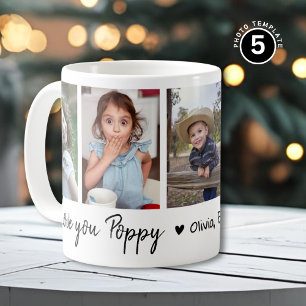 Liebe Omas Enkelkinder Namen 5 Foto Collage Kaffeetasse