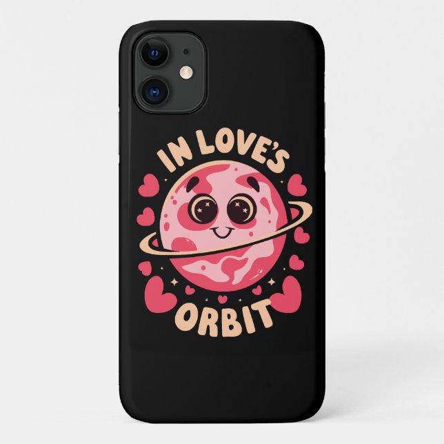 Liebe Orbit Case-Mate iPhone Hülle (Rückseite)