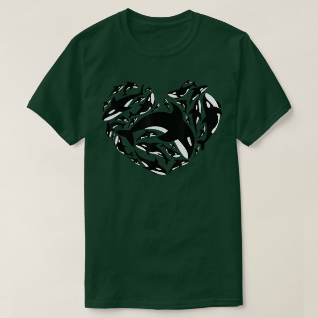 Liebe Orca gibt Killer Whale T-Shirt (Design vorne)
