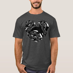 Liebe Orcas Killerwal T-Shirt
