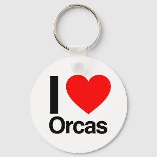 Liebe orcas schlüsselanhänger