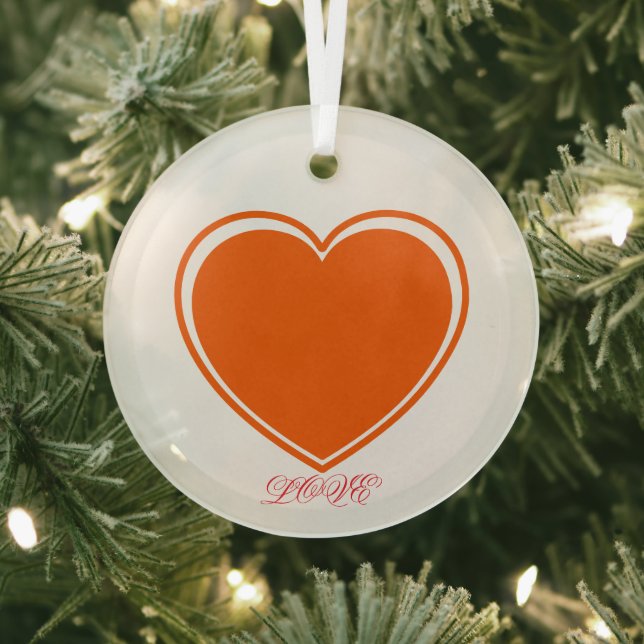 Liebe Ornament Aus Glas (InSitu)