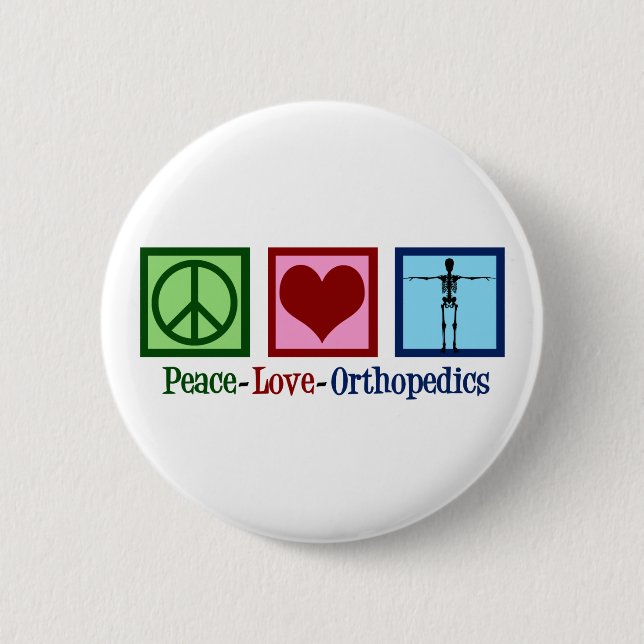 Liebe Orthopädie Button (Vorderseite)