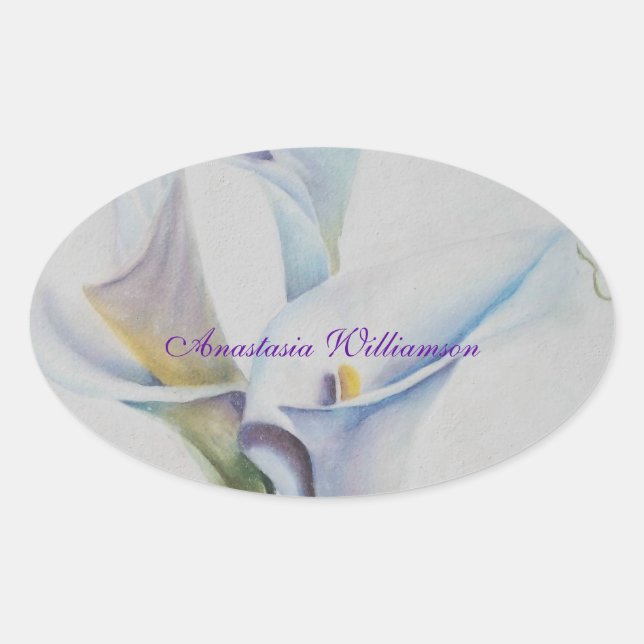 LIEBE OSTEN .. OVALER AUFKLEBER (Vorderseite)