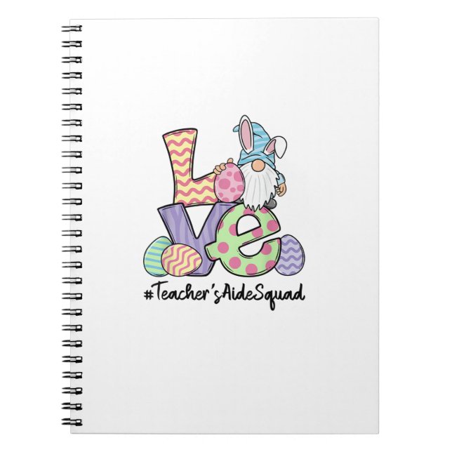 Liebe Ostern Lehrerhelfer Gnome Lehrer Ostern 2 Notizblock (Vorderseite)