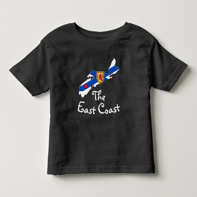Liebe Ostküste Herz Nova Scotia Shirt (Vorderseite)