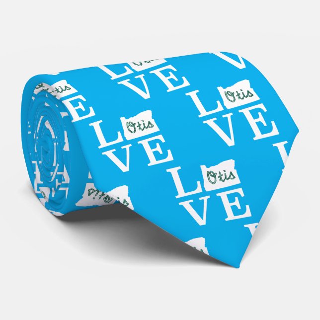 LIEBE Otis Rope White Krawatte (Gerollt)