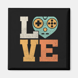 Liebe Outfit Vintages Videospiel Kostüm Retro-Gami Magnet