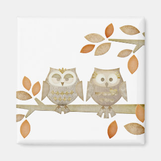 Liebe Owls im Baummagnet Magnet