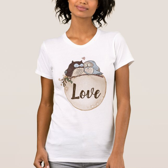 Liebe Owls T-Shirt (Vorderseite)