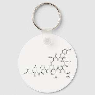Liebe Oxytocin chemische Formel chemisches Element Schlüsselanhänger