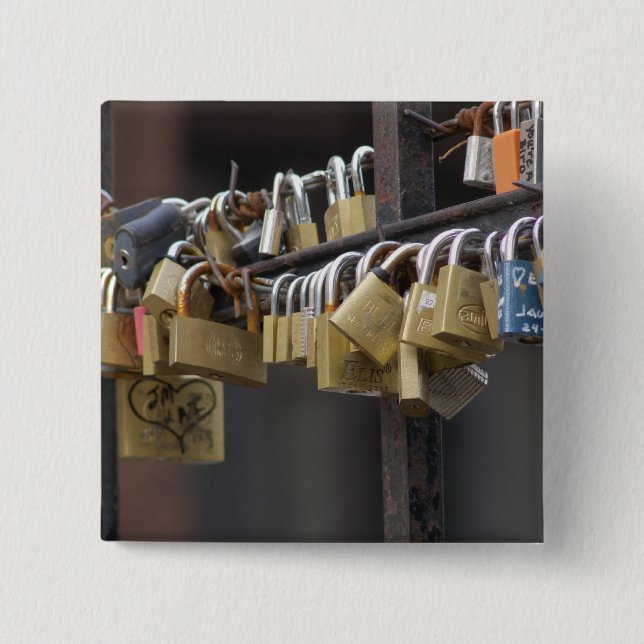 Liebe Padlocks, Prag Button (Vorderseite)